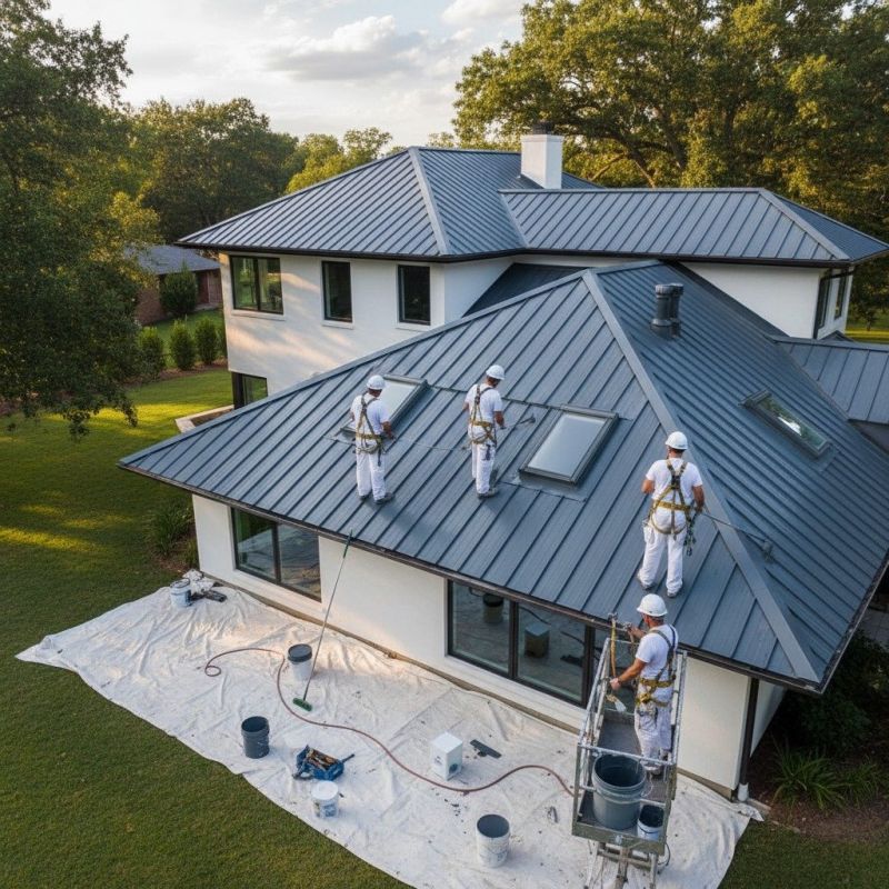 Metal Roof Painting